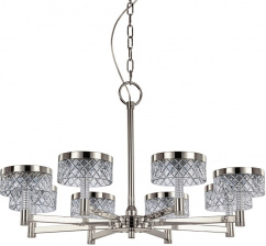 Подвесная люстра Diamond cut MD21020075-8A satin nickel
