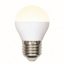 Лампочка светодиодная  LED-G45-6W/WW/E27/FR/MB PLM11WH картон