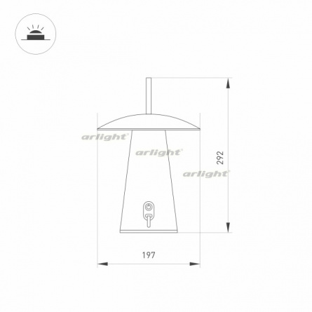 Уличная настольная лампа SP-PATIO-TAB 031628 фото 2