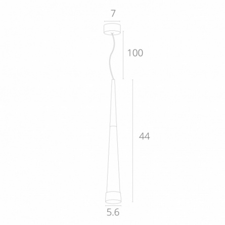 Подвесной светильник Sabik A6010SP-1BK фото 2